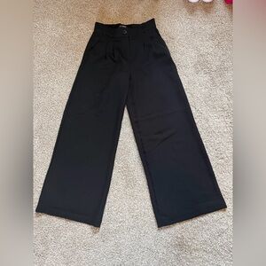 LOFT Versa Black Wide-Leg Women's Pants size 4L